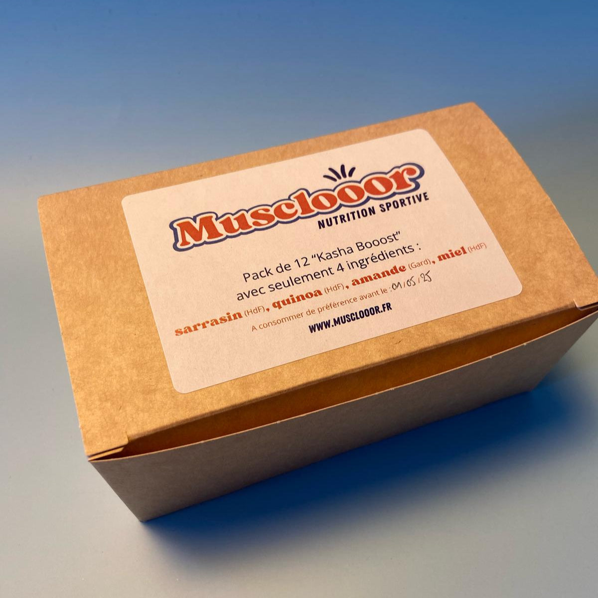 Pack de 12 barres de céréales Musclooor
